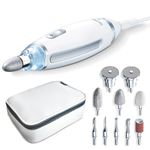 Beurer MP 62 Electric Manicure/Pedicure Set with 10 Tips LED Light with Storage Bag