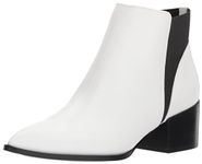 Chinese Laundry Women's FINN Ankle Boot, White Leather, 5 UK