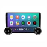 Bassoholic 10.1 inch Diamond 2K Player Car Android 13 MTK Processor Stereo IPS Touch Screen 4+64 WiFi GPS Navigation Bluetooth DSP Band with Dual Rotary Knob