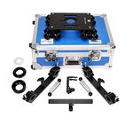 PROAIM Polaris Portable Video Camera Dolly with Universal Track Ends. Compatible Track Rail Diameter - 1.5" - 1.98". Includes 75 & 100mm Bowl Adapters. Payload up to 200kg/440lb (DL-PLRS-01)