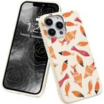 LuGeKe Cute Goldfish Phone Case for iPhone 7/8 / SE 2020, Fish Pattern Soft White Silicone Flexible Ultra Slim Protective Cover for Girls Boys