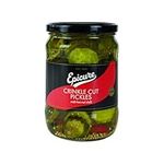 Epicure Crinkle Cut Pickles with Chilli, Great Taste Award Winner 2022, 530 g (Pack of 6)