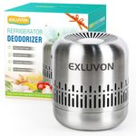 Exluvon Refrigerator Deodorizer,Lasts for 10 Years Fridge Deodorizer Kitchen Gadgets Charcoal Air Purifier Odor Eliminator for Fridge & Freezer, Room,RV and New Home,More Effective Than Baking Soda