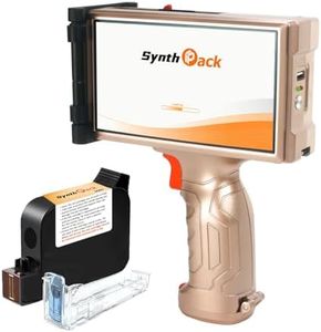 Handheld Inkjet Printer with 6.5 Inch Touchable Screen, 1200 DPI Handheld Printer With 0.5 Inch Print Height, for Printing Batch Number, Date, Logo,Barcode, QR Code on Diverse Materials(SH1)