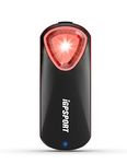 iGPSPORT SR30 Radar Bike Rear Light, 20H Battery Life, 150M Monitoring Distance, IPX7 Waterproof, Rechargeable Bicycle Cycle Back Tail Lights (Black)