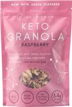 Keto Hana Raspberry Keto Granola Keto Diet Vegan Grain Free Dairy Free Plant Based No Refined Sugars Gluten Free 2g Net Carbs Breakfast Cereal - 300gr/0.6lbs