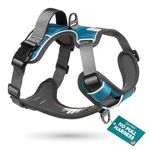 Embark Pets Adventure Dog Harness, No Pull Dog Harness with 2 Leash Clips, for Large Dogs anti pull Front & Back with Control Handle, Adjustable, Soft & Padded Puppy