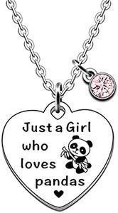 JMIMO Panda Necklace Panda Gifts for Girls