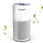 ECOWELL Air Purifiers for Home Large Room up to 2314sq.ft in 60 Min, 29dB, CADR 212CFM, Air Purifiers for Bedroom Pets with H13 True HEPA Filter, Removes 99.97% Mold Smokers Pet Dander Dust Odor