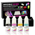 Professional Invisible UV Ink for Inkjet Printers 4 Colors Set