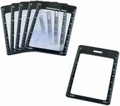 6 Credit Card Size 3X Magnifiers, Each Magnifier for Reading has 3X Fresnel Lens, Use as 3X Magnifying Glass, Pocket Magnifier, Reading Magnifier for Menus or can use as Accessory for ID Badge Holders