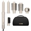 7MAGIC 6 in 1 Airstyler, Ionen Föhn,Auto-Wrap Lockenstab,Ohne Extreme Hitze