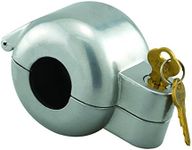 Prime-Line EP 4180 Doorknob Lock-Out Device – Doorknob Lock with Key to Block Access to Keyhole, Removeable and Easy to Use, Fits Round Doorknobs with Max Diameter of 2-7/8 in., Gray (Single Pack)