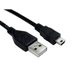 PCSL® Playstation 3 / PS3 Controller and PSP Portable - Mini USB Charging/Charger Cable + Play Cable Lead (3M EXTRA LONG)