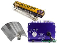 Lumatek Ultimate 600w 400V Pro Digital Ballast, Bulb & Shade Hps Grow Light Kit (Kit 600W 400V - Ballast - Bulb & Reflector)