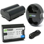 Wasabi Power Battery (2-Pack) & Dual Charger for Fujifilm NP-W235 & Compatible with Fujifilm X-H2S, GFX 50S II, GFX 100S, Fujifilm X-T4, VG-XT4 Vertical Battery Grip