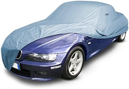 iCarCover Custom Car Cover for 1996-2008 BMW Z3, Z4, Waterproof All Weather Rain Snow UV Sun Protector Full Exterior Weatherproof Indoor Outdoor Car Cover with Strap