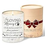 Remembrance Sympathy Candles Gifts for Your Loss of Loved Pet, Loss Pet Death Grief Condolence Bereavement Memorial Gift for Dog Loss Cat Loss,Natural Lavander Scented Candles