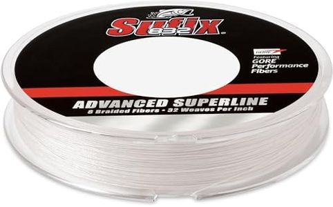Sufix Unisex Adult 660-130GH Braided Fishing Line, Ghost, 30 lb
