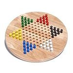 WE Games Solid Wood Chinese Checker