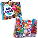 Arts & Crafts Kit for Kids - Special Bundle, Deluxe Craft Chest & XXXL Craft Bag - 5000+ pieces