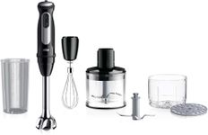 Braun MultiQuick 5 Pro, Powerful 1000W Hand Blender, Patented PowerBell Technology, Made in Europe, Guranteed Splash-Proof, 25 Speed + Turbo, All-in-1: Blender, Grinder, Chopper & Whisker, MQ55254M