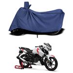 KEDIT - New TVS Apache RTR 160 Water Resistant - UV Protection & Dust Proof Full Bike - Scooty Two Wheeler Body Cover for TVS Apache RTR 160 (Navy Blue)