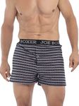 Joe Boxer Men's Quadrant 2 Pack Loose Boxer, Multicolor, M