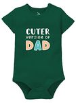 Zeezeezoo Cuter Version of DAD Newborn Baby Romper Bodysuit Onesie Clothes Dress Fathers Day Theme 0-3 Months