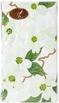 Caspari White Blossoms Guest Towel 