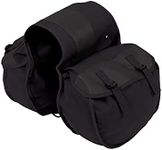 Stansport Canvas Saddle Bag - Black (766-20)