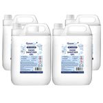 70% Alcohol Hand Sanitiser Gel - 4x 5L Litres - Certified Surgical/Medical Grade - Made in the UK (Pack of 4)