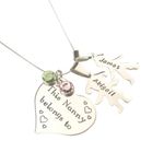 Personalised This Nanny Belongs to necklace, Gift for Nanny, Grandma, Nan, Granny, Birthday Gift Present