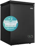 EUHOMY 3.5 Cu.Ft Chest Freezer with