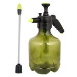 OUTO Agro 3 Litre Handheld Garden Spray Bottle Clear Portable Sprayer with Adjustable Nozzle and Hand Pressure for Plant Mist Pumping Yard & Weed (Random Colour)