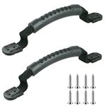 Housedeco 2 Kayak Carry Handles with Kayak Hardware for Kayaks Suitcase Luggage,Black