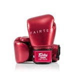 Fairtex Metallic Boxing Gloves (Red Mettalic, 10oz)