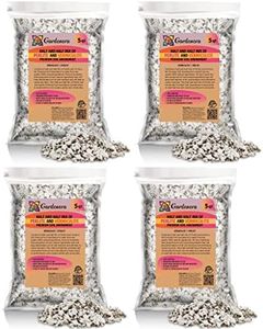 Gardenera Half and Half Mix of Perlite and Vermiculite - 20 QUART - Unlock The Secret to Thriving Plants with a Natural Soil Amendment (4 Bags of 5 Quart)
