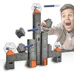 Blaster Blocks: Spaceship Destruction Pack – Exciting Game for Foam Dart Blasters for 1 Kid, Siblings, Blaster Parties – Ages 6+