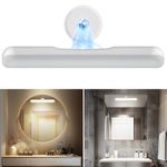 Upgraded Cordless LED Vanity Mirror Lights, Rechargeable Stick on Makeup Light Bar for Bathroom with 3 Color Temp& Stepless Dimming, 24 Hrs Battery Life Portable Wireless Vanity Light for Travel