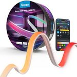 Govee COB LED Strip Light Pro, LED Lights for Bedroom Compatible with Alexa, Google Assistant and Matter, RGBICW Light with Warm White, Color Changing Light Strip, Smart Strip Light, Cabinet, 9.8ft