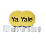 Yale IA-340 Sync Smart Home Alarm 10 piece kit. Includes Sync Alarm Hub, External Live & Dummy Siren, 2x Door/Window Contacts, 2x PIR Motion Detectors, Keypad, Smart Plug, Smoke Detector.