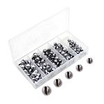 Lead Fishing Weights,100 Pcs Round Split Shot Sinker Egg Sinkers Fishing Weight Sinkers Kit Fishing Tackle Set