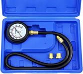 JIFETOR Oil Pressure Tester Kit, Professional Engine Diagnostic Test, 100PSI Pressure Gauge Tool with Hose Adapter for Truck Car ATV