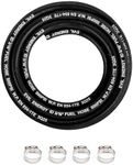 EVIL ENERGY 5/16" High Pressure Fuel Line Hose 435PSI E85 for Fuel Systems Engines NBR Rubber 10FT EN854-1TE