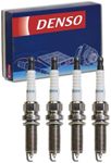 4 pc DENSO Iridium Long Life Spark Plugs compatible with Toyota Corolla 1.8L L4 2009-2015