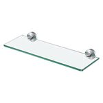 KES Glass Shelf for Bathroom 16 Inches Bathroom Shelf with Tempered Glass Wall Mount SUS 304 Stainless Steel Brushed Finish, A2024S41-2