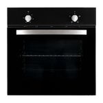 60cm Single Electric Oven In Black, Multi-function - SIA SSO59BL