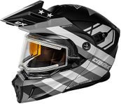 Castle X CX950 V2 General Modular Electric Snow Helmet (Matte Black/Silver - 3X-Large)