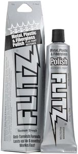 Flitz Multi-Purpose Polish and Cleaner Paste for Metal, Plastic, Fiberglass, Aluminum, Jewelry, Sterling Silver: Great for Headlight Restoration + Rust Remover, Made in The USA